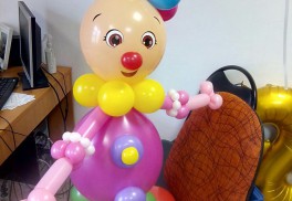 Фигура №102. Клоун из воздушных шаров. 550 руб.