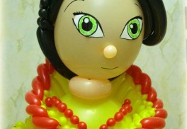 Фигура №14. Кукла из воздушных шаров.